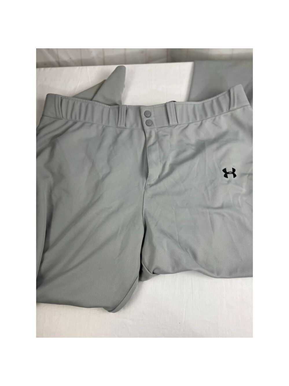 Men’s Under Armour Open Bottom Loose Fit Baseball Pants Size 3XLT Gray EUC